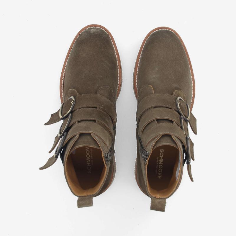 DORA BUCKLE W - SUEDE - VERT
